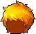 Black Cute Boy Hair, blonde