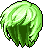 Shaggy Star Hair, green