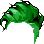 I'm the Best Hair, green