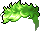 Black Double Whorls, green