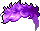 Black Double Whorls, purple