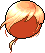 Black Prince Ponytail, orange