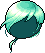 Black Prince Ponytail, green