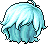 Luxurious 'Do, blue