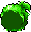 Modern Samurai Hair, green
