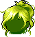 Wavy Ponytail, green