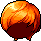 Black Movie Star Hair, orange
