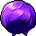 Black Movie Star Hair, purple