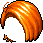 Black Artiste Hair, orange