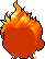 Black Flame Hair, orange