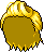 Black Mega Tease Hair, blonde