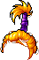 Black Palm Tree Hair, blonde