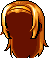 Black School Girl Hair, orange