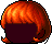 Curl-In Bob Cut, orange