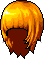 Black Full Bangs Hair, blonde
