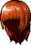 Black Full Bangs Hair, brown