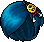 Black Dual Blade Hair, blue