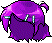 Black Pretty Girl Hair, purple