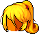 White Wave Ponytail, blonde