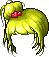 Perky Puff Hair, green