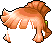 Black Star Upstyle Hair, orange
