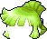 Black Star Upstyle Hair, green