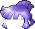 Black Star Upstyle Hair, purple