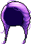 Long Pigtails Hair, purple