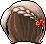 Front Braid Hair, brown