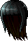 Pitch Black Demon Hair