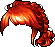 Spring Flower Hair, red
