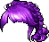 Spring Flower Hair, purple
