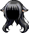 Black Kitty Hair