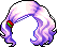 Black Wavy Bob, purple