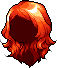 Black Mermaid Hair, red
