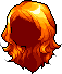 Black Mermaid Hair, orange