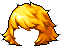 Black Wild Windswept Hair, blonde