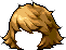 Black Wild Windswept Hair, brown