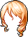 White Luscious Locks, red