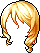 White Luscious Locks, orange