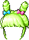 Bunny Buns, green