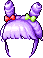 Bunny Buns, purple