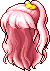 Side Ponytail, red