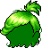 Black Funky Disco Hair, green