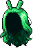 Black Antennae-For-Girls, green