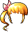 Ponytail-to-the-Side, blonde