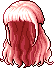 Black Aria Hair, red