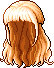 Black Aria Hair, orange