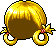 Double Hoop Hair, blonde