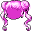 Black Moonlight Fairy Hair, purple